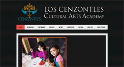 Desktop Screenshot of loscenzontles.com